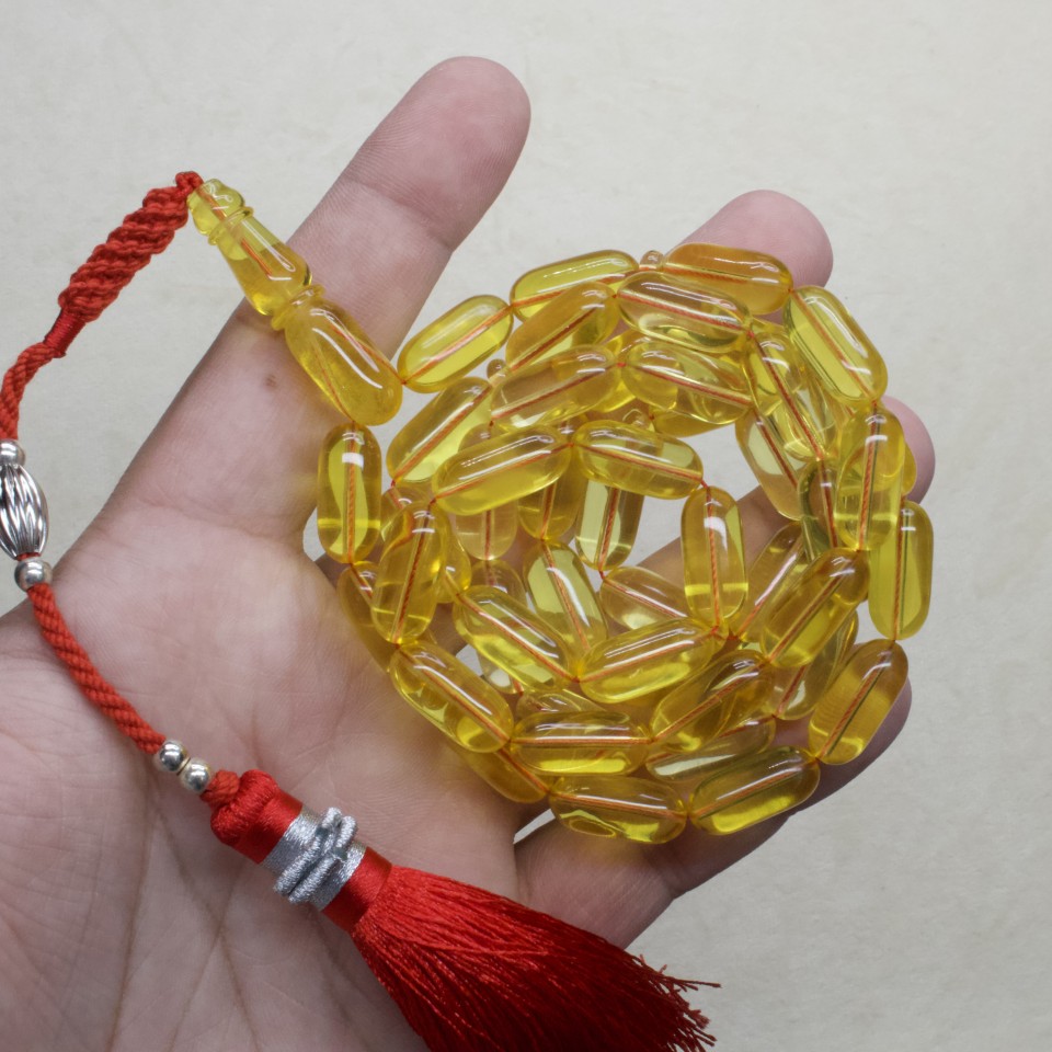 Natural Amber Rosary