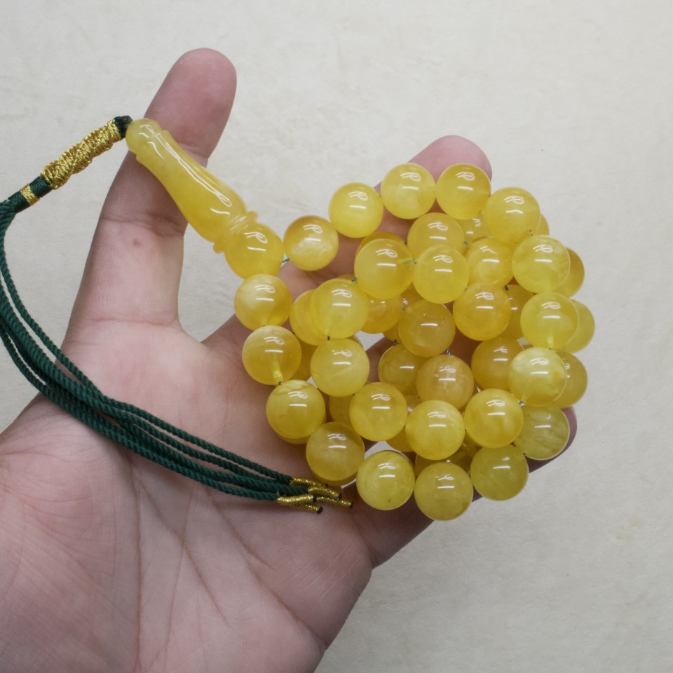 Natural Amber Rosary