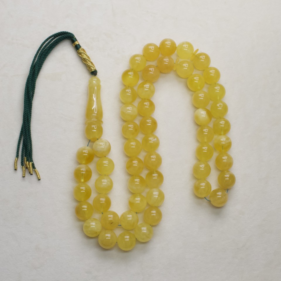Natural Amber Rosary