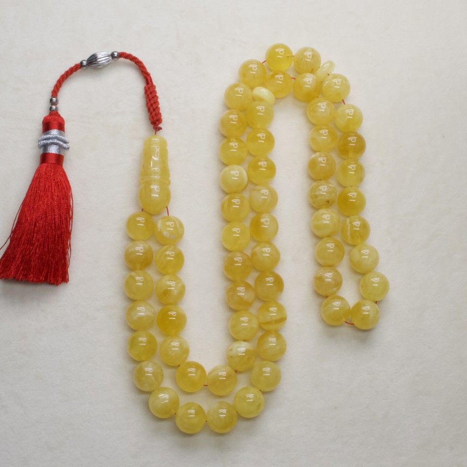 سبحة كهرمان طبيعي