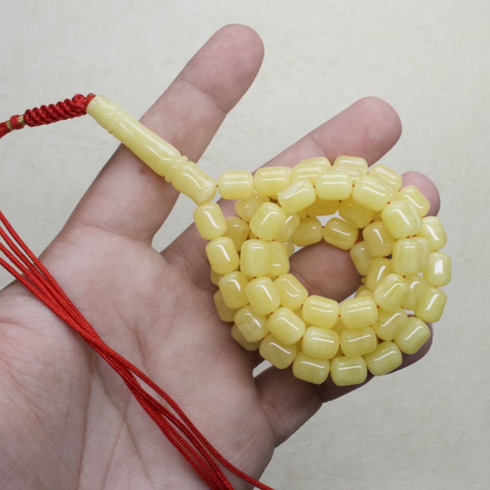 Natural Amber Rosary