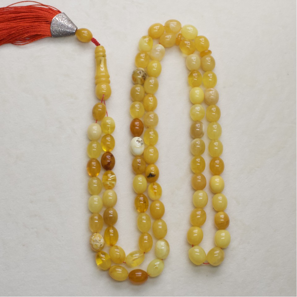 Natural Amber Rosary