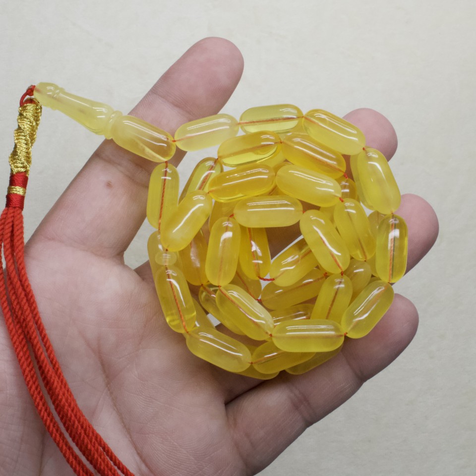 Natural Amber Rosary