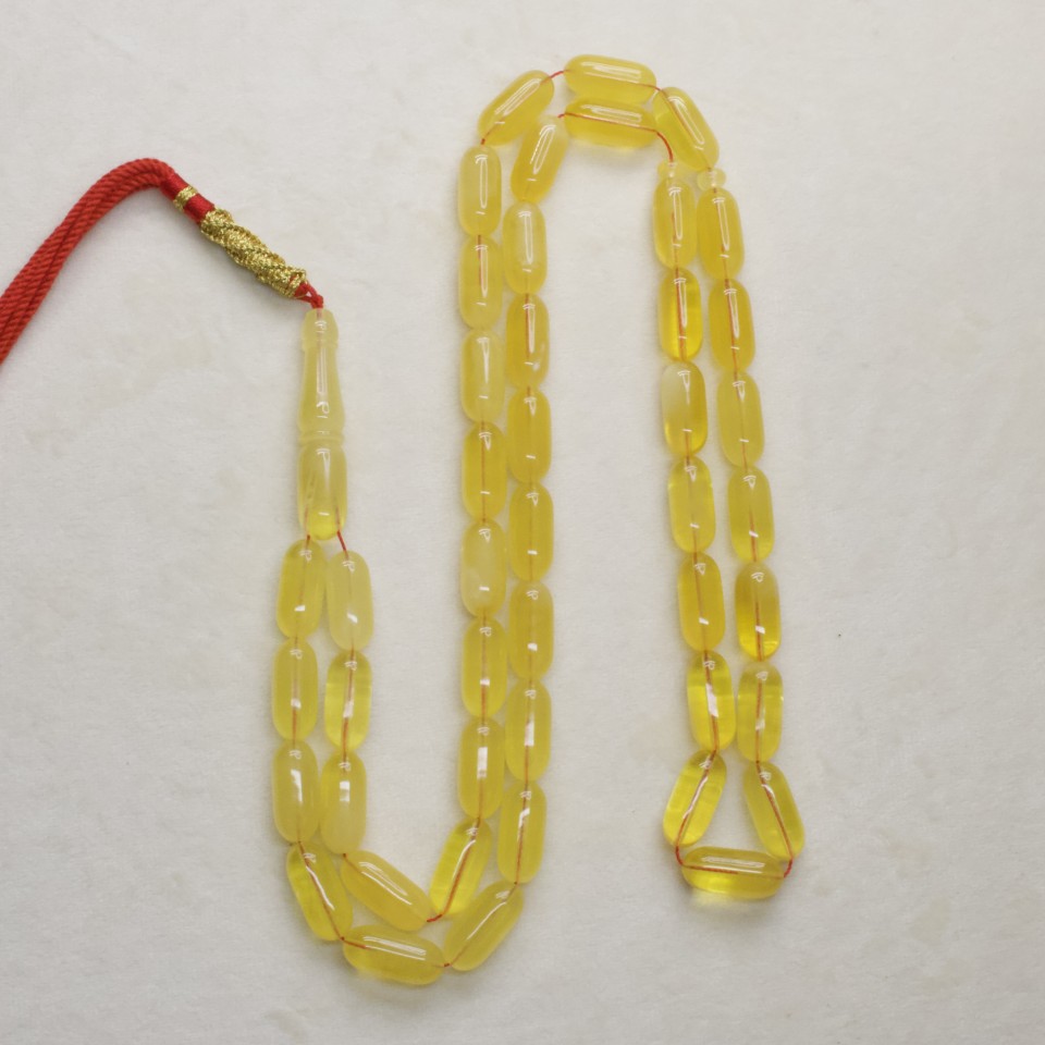 Natural Amber Rosary
