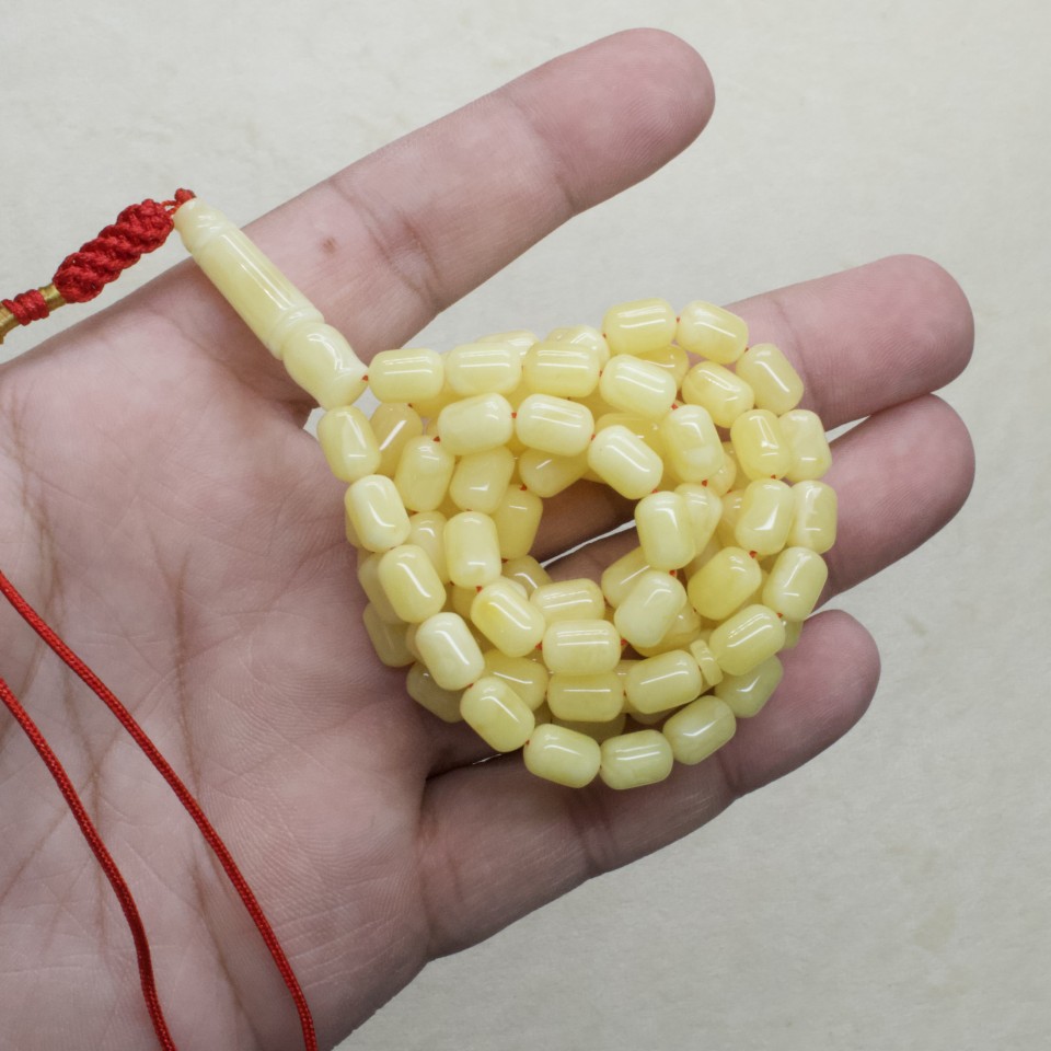 Natural Amber Rosary