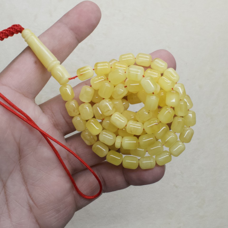 Natural Amber Rosary