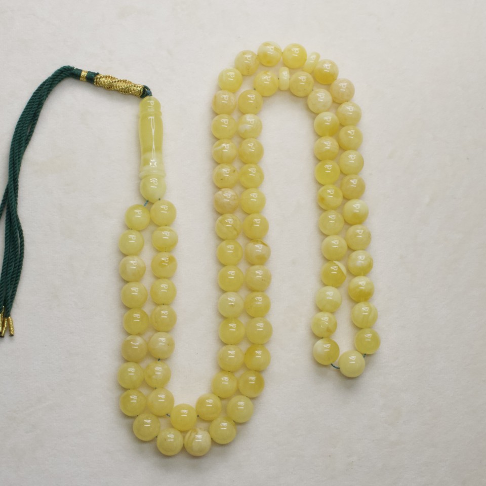 AR00030 Natural Amber Rosary
