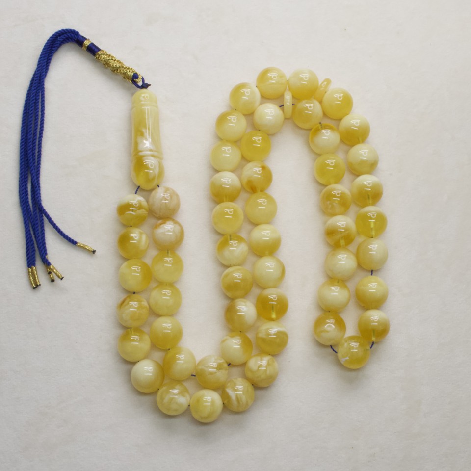 Natural Amber Rosary