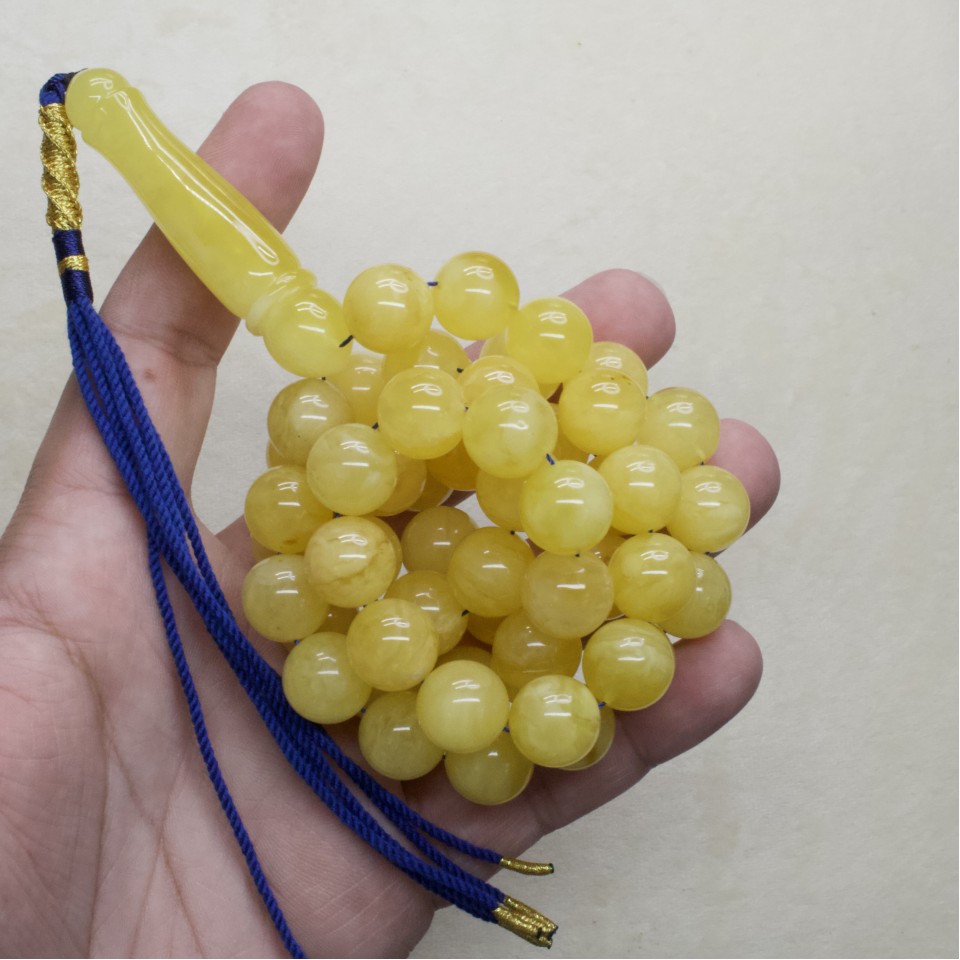 Natural Amber Rosary