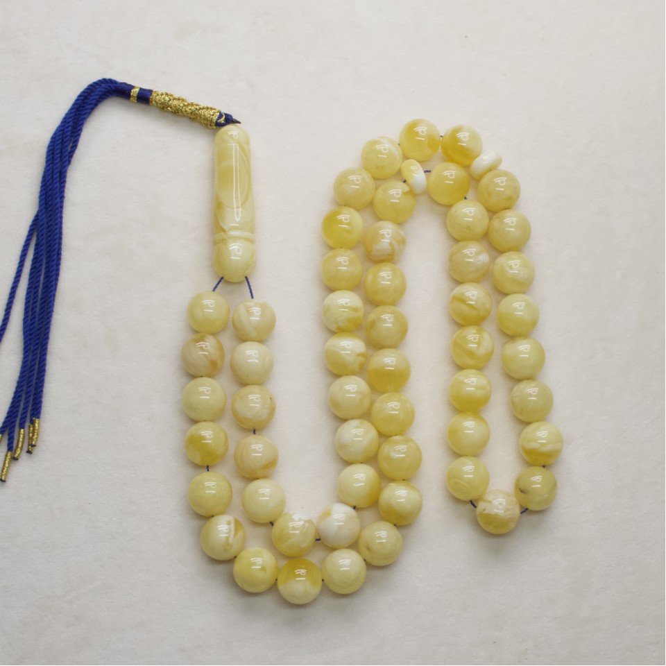 Natural Amber Rosary