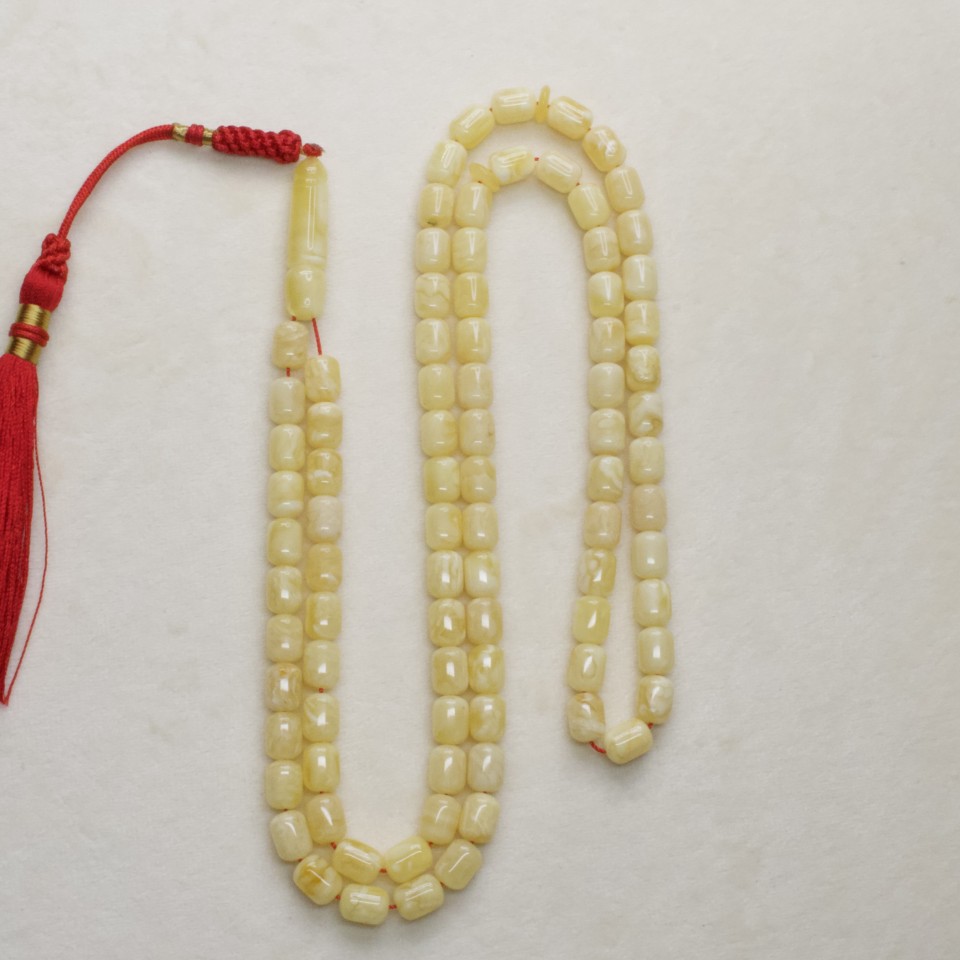 Natural Amber Rosary