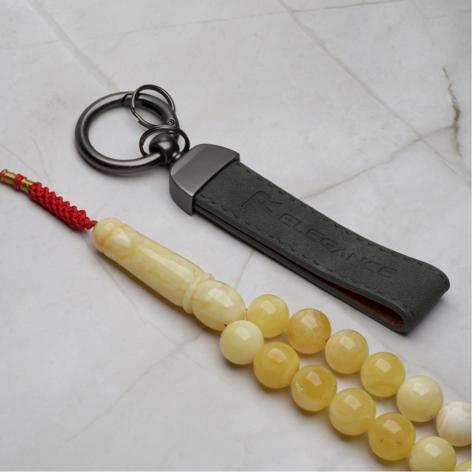 AR00051 natural amber rosary