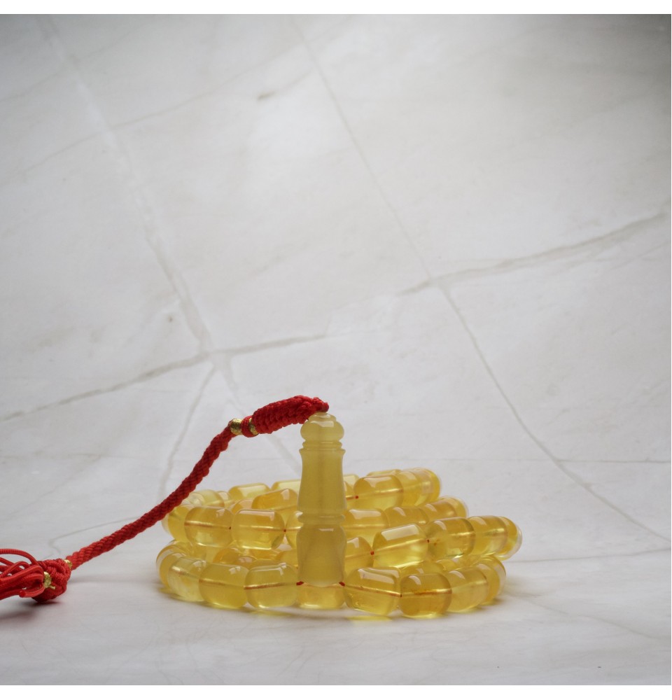 AR00063 Natural Amber Rosary 