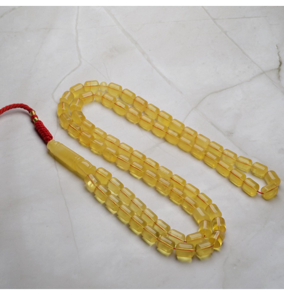 AR00070 Natural Amber Rosary 