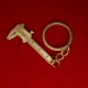 K0009 Gold & Silver Caliber Keychain