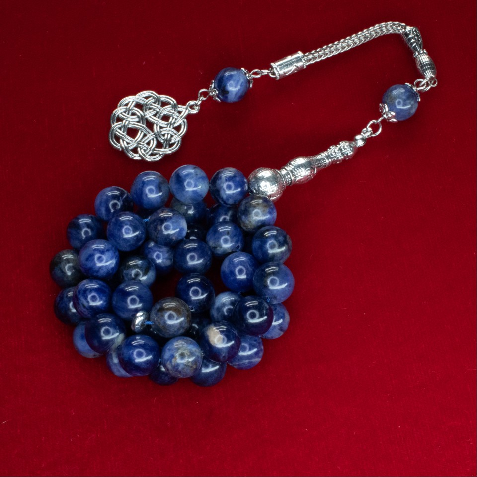 SR0006 High Quality Sodalite Stone Rosary SR0006 High Quality Sodalite Stone Rosary