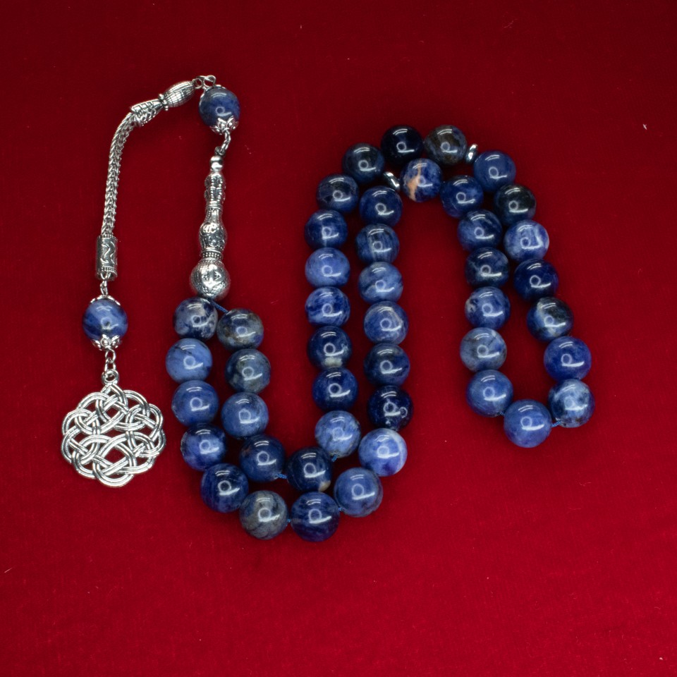 SR0006 High Quality Sodalite Stone Rosary SR0006 High Quality Sodalite Stone Rosary